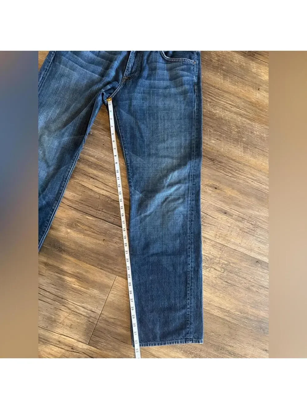 7 for All Mankind Austyn Men's Dark Wash Denim Jeans Sz 36 X 32 EUC